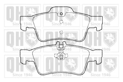 Комплект тормозных колодок (QUINTON HAZELL: BP1432)