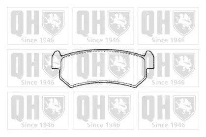 Комплект тормозных колодок (QUINTON HAZELL: BP1443)