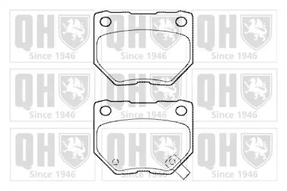 Комплект тормозных колодок (QUINTON HAZELL: BP1462)