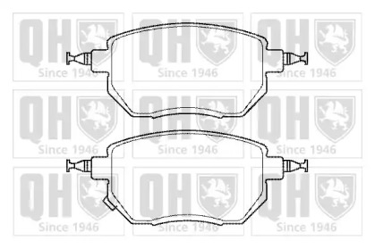 Комплект тормозных колодок (QUINTON HAZELL: BP1477)