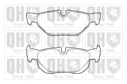 Комплект тормозных колодок (QUINTON HAZELL: BP1479)