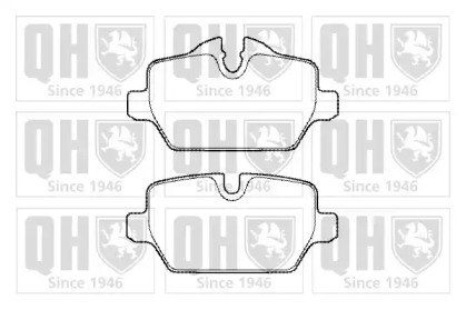 Комплект тормозных колодок (QUINTON HAZELL: BP1484)