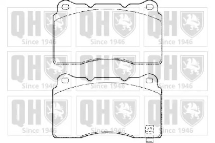 Комплект тормозных колодок (QUINTON HAZELL: BP1486)