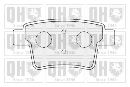 Комплект тормозных колодок (QUINTON HAZELL: BP1499)
