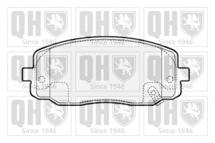 Комплект тормозных колодок (QUINTON HAZELL: BP1515)