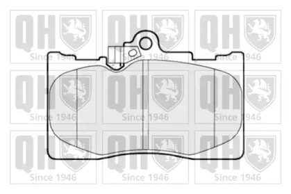 Комплект тормозных колодок (QUINTON HAZELL: BP1519)