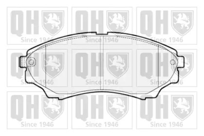 Комплект тормозных колодок (QUINTON HAZELL: BP1523)