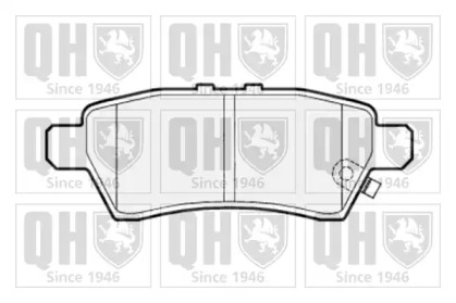 Комплект тормозных колодок (QUINTON HAZELL: BP1527)