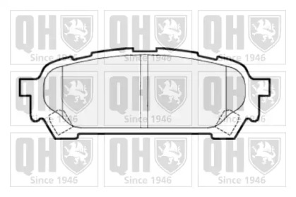 Комплект тормозных колодок (QUINTON HAZELL: BP1531)