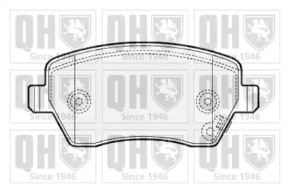 Комплект тормозных колодок (QUINTON HAZELL: BP1532)