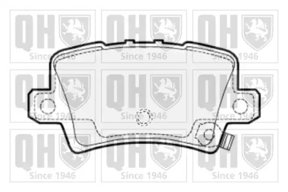 Комплект тормозных колодок (QUINTON HAZELL: BP1536)