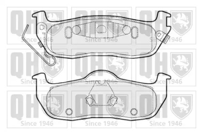 Комплект тормозных колодок (QUINTON HAZELL: BP1542)
