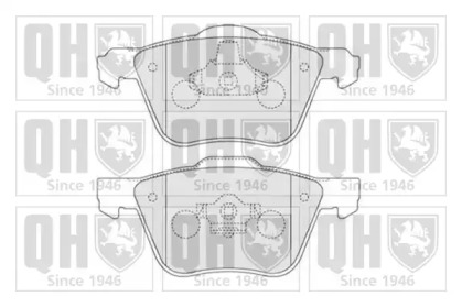 Комплект тормозных колодок (QUINTON HAZELL: BP1547)