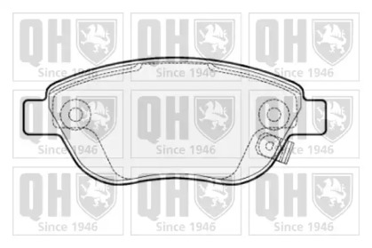 Комплект тормозных колодок (QUINTON HAZELL: BP1551)