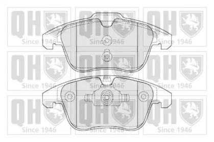Комплект тормозных колодок (QUINTON HAZELL: BP1558)