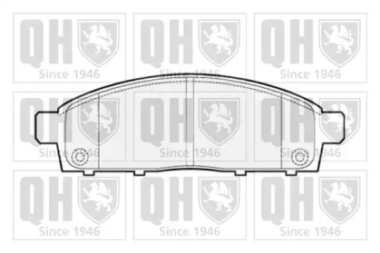 Комплект тормозных колодок (QUINTON HAZELL: BP1565)