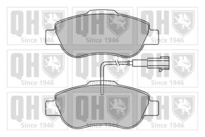 Комплект тормозных колодок (QUINTON HAZELL: BP1577)