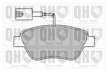 Комплект тормозных колодок (QUINTON HAZELL: BP1578)