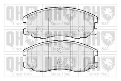 Комплект тормозных колодок (QUINTON HAZELL: BP1579)