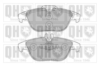 Комплект тормозных колодок (QUINTON HAZELL: BP1582)