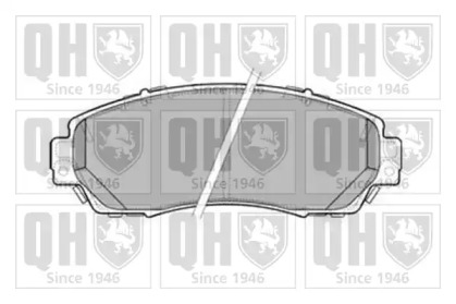 Комплект тормозных колодок (QUINTON HAZELL: BP1589)