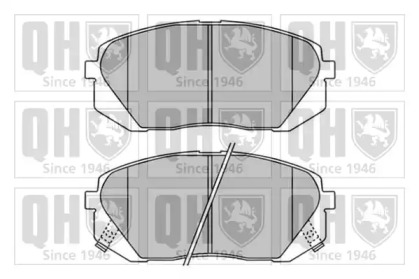Комплект тормозных колодок (QUINTON HAZELL: BP1592)