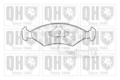 Комплект тормозных колодок (QUINTON HAZELL: BP160)