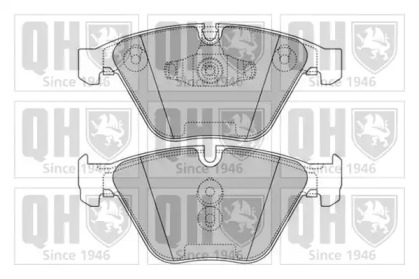 Комплект тормозных колодок (QUINTON HAZELL: BP1605)