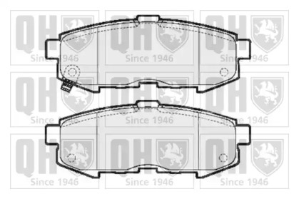 Комплект тормозных колодок (QUINTON HAZELL: BP1610)