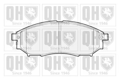 Комплект тормозных колодок (QUINTON HAZELL: BP1621)