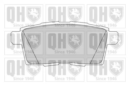 Комплект тормозных колодок (QUINTON HAZELL: BP1627)