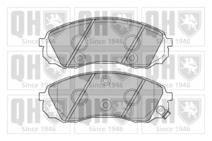 Комплект тормозных колодок (QUINTON HAZELL: BP1628)