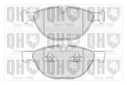 Комплект тормозных колодок (QUINTON HAZELL: BP1638)