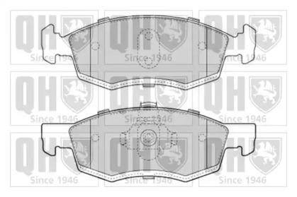 Комплект тормозных колодок (QUINTON HAZELL: BP1639)