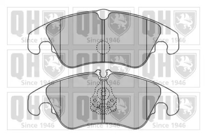 Комплект тормозных колодок (QUINTON HAZELL: BP1648)