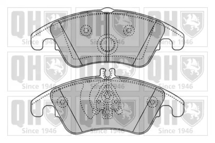 Комплект тормозных колодок (QUINTON HAZELL: BP1651)