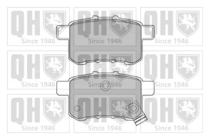 Комплект тормозных колодок (QUINTON HAZELL: BP1659)