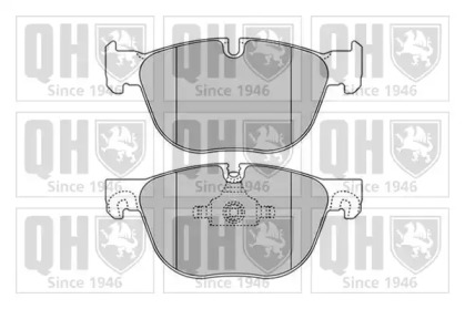 Комплект тормозных колодок (QUINTON HAZELL: BP1665)