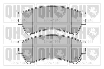 Комплект тормозных колодок (QUINTON HAZELL: BP1671)