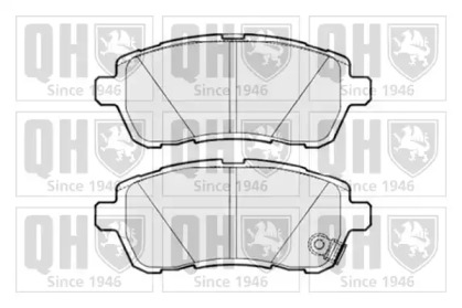 Комплект тормозных колодок (QUINTON HAZELL: BP1677)
