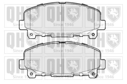 Комплект тормозных колодок (QUINTON HAZELL: BP1687)