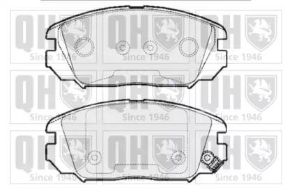 Комплект тормозных колодок (QUINTON HAZELL: BP1688)