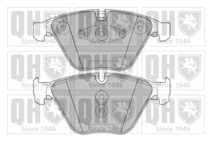 Комплект тормозных колодок (QUINTON HAZELL: BP1689)