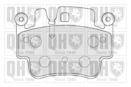 Комплект тормозных колодок (QUINTON HAZELL: BP1694)