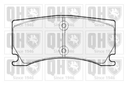 Комплект тормозных колодок (QUINTON HAZELL: BP1701)