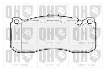 Комплект тормозных колодок (QUINTON HAZELL: BP1710)