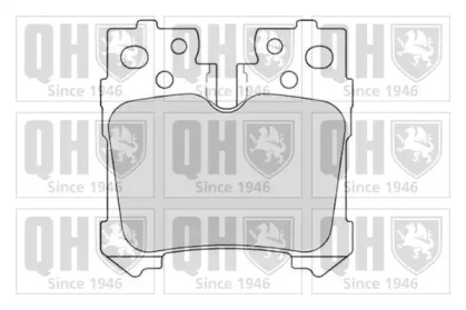 Комплект тормозных колодок (QUINTON HAZELL: BP1724)