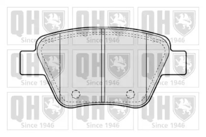 Комплект тормозных колодок (QUINTON HAZELL: BP1732)