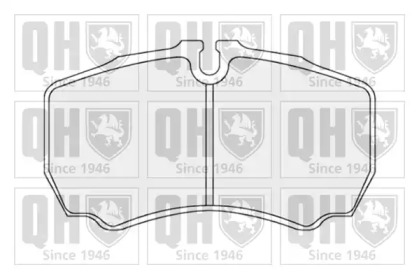 Комплект тормозных колодок (QUINTON HAZELL: BP1734)