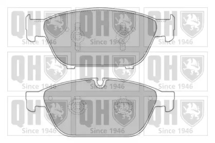 Комплект тормозных колодок (QUINTON HAZELL: BP1747)